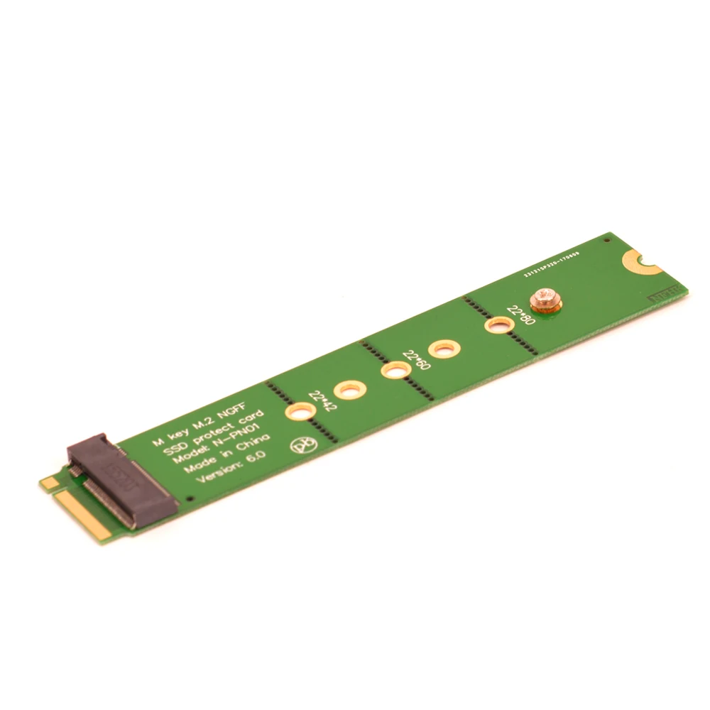 

M key NVMe M.2 SSD Testing Tool PCI-E 4x NGFF Male to Female Extension Protect Card For Samsung 960 EVO SM951 For Intel 600P