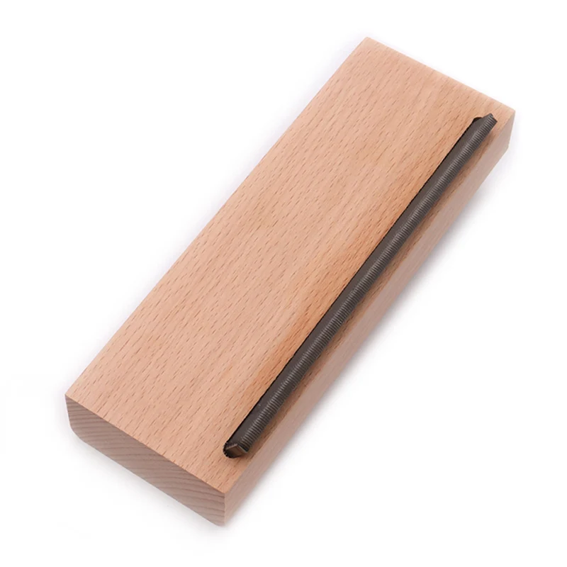 

Maple Wood Block Guitar Tool 153mm Chamfering Fine Grind Cutting Edge Tools FI-19ING