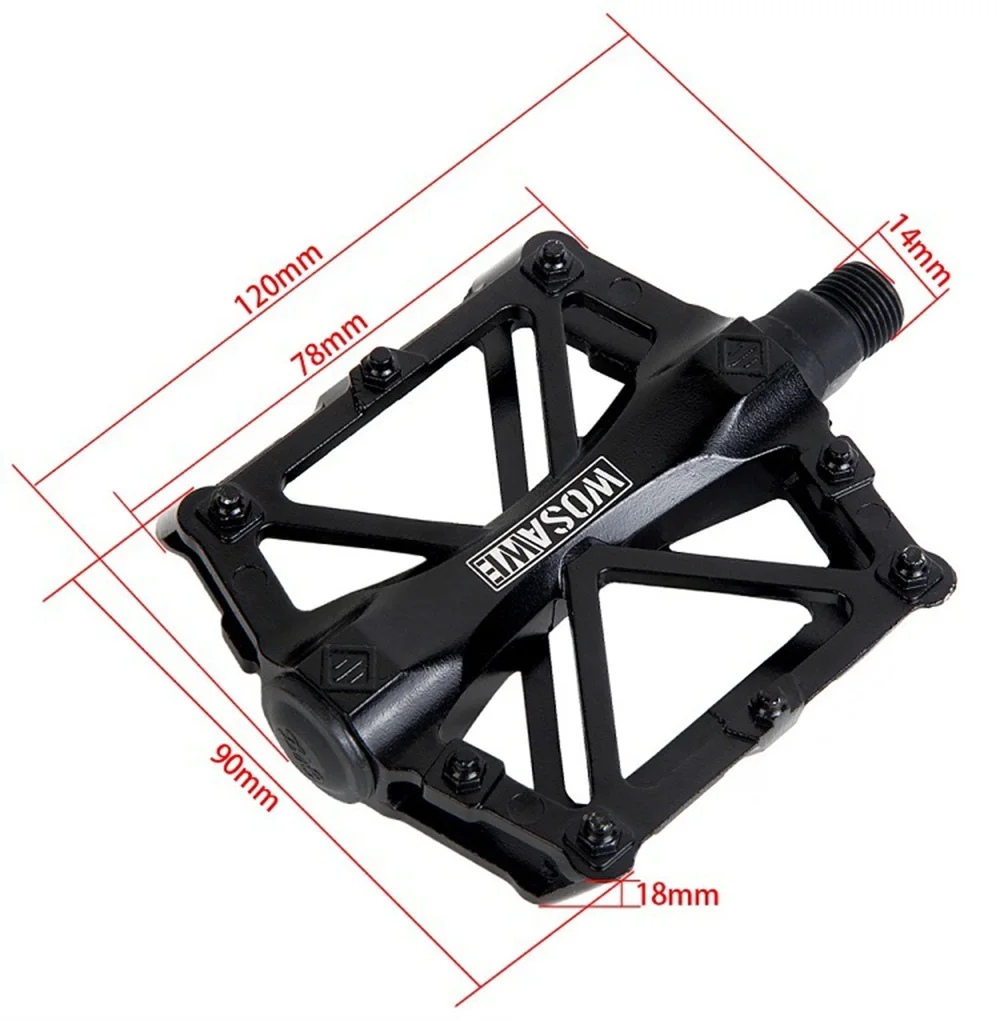 Wosawe велосипедные педали фонарик уличный спортивный Педали Дорожный горный велосипед педали велосипедные запчасти велосипед аксессуары