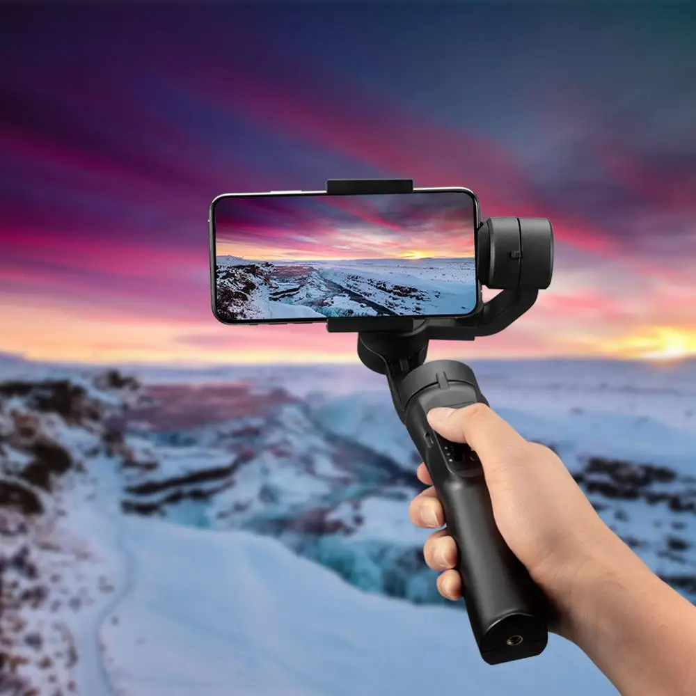 Напольный держатель 3-осевой гибкий H4 ручной шарнирный стабилизатор для камеры для iPhone 11 9 8 huawei samsung смартфон PTZ экшн Камера