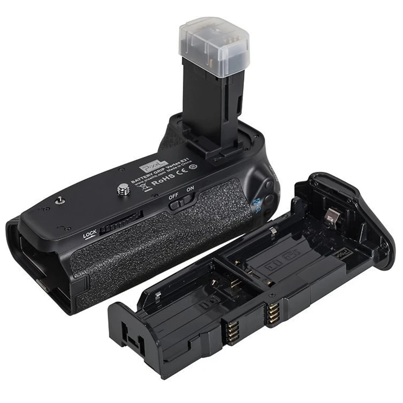 Bg-E21 Battery Grip For Canon Eos 6D Mark Ii, Professional Vertical Battery Grip Holder For Canon Camera