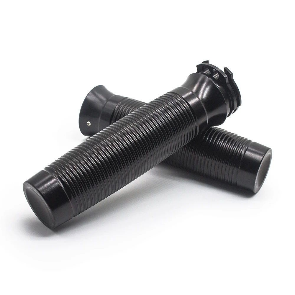 Universal Motorcycle Footrest Footpeg Shifter Peg w 1 Handlebar Grips Clamp for For Harley Sportster 883 Touring Accessories (17)