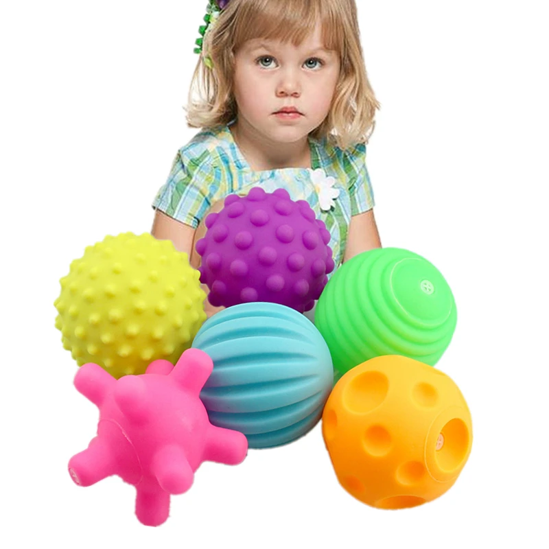 Daxoon Ball Sensory Bälle Weiche Strukturierte Baby Handball Spielzeug Entwickeln für Sensorische Lernspielzeug