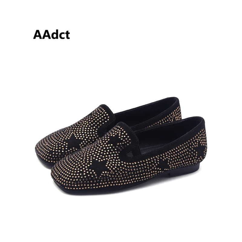 

AAdct princess girls shoes , autumn new 2018 fashion little kids shoes with low-cut uppers Rhinestone children flats for girls