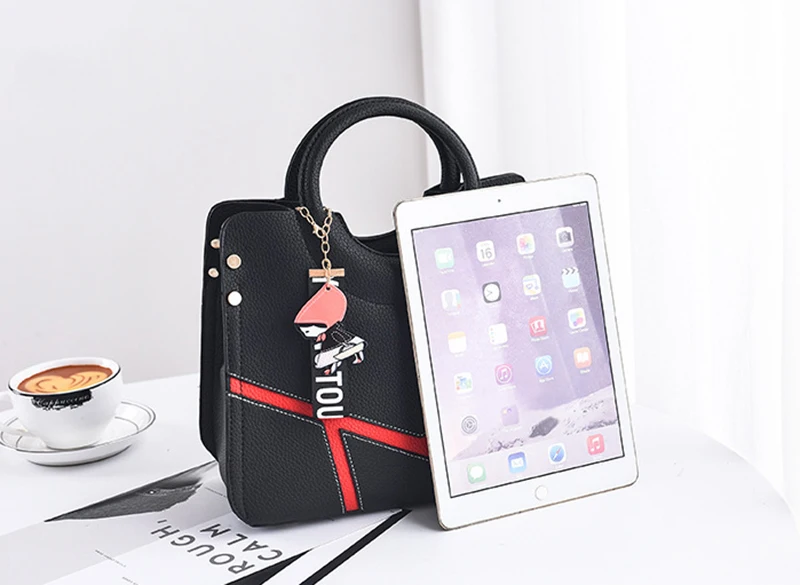 Women Patchwork Handbag Female Crossbody Shoulder Bags Designer INS Lady Messenger Tote Party Purse Top-Handle Sac A Main SS7263 (9)
