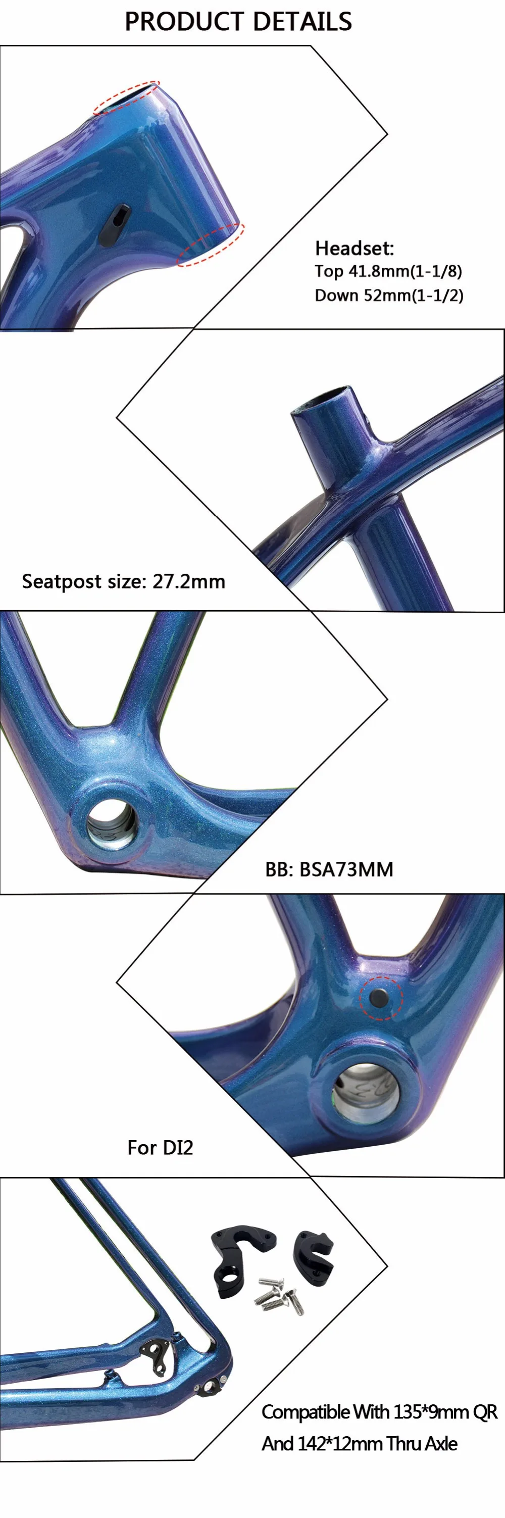 Best Spcycle Chameleon Color MTB Mountain Carbon Fiber Frames ,T1000 29er 27.5er 650B MTB Bicycle Carbon Frames BSA 73mm 15"/17"/19" 11 Best Spcycle Chameleon Color MTB Mountain Carbon Fiber Frames ,T1000 29er 27.5er 650B MTB Bicycle Carbon Frames BSA 73mm 15"/17"/19" 11