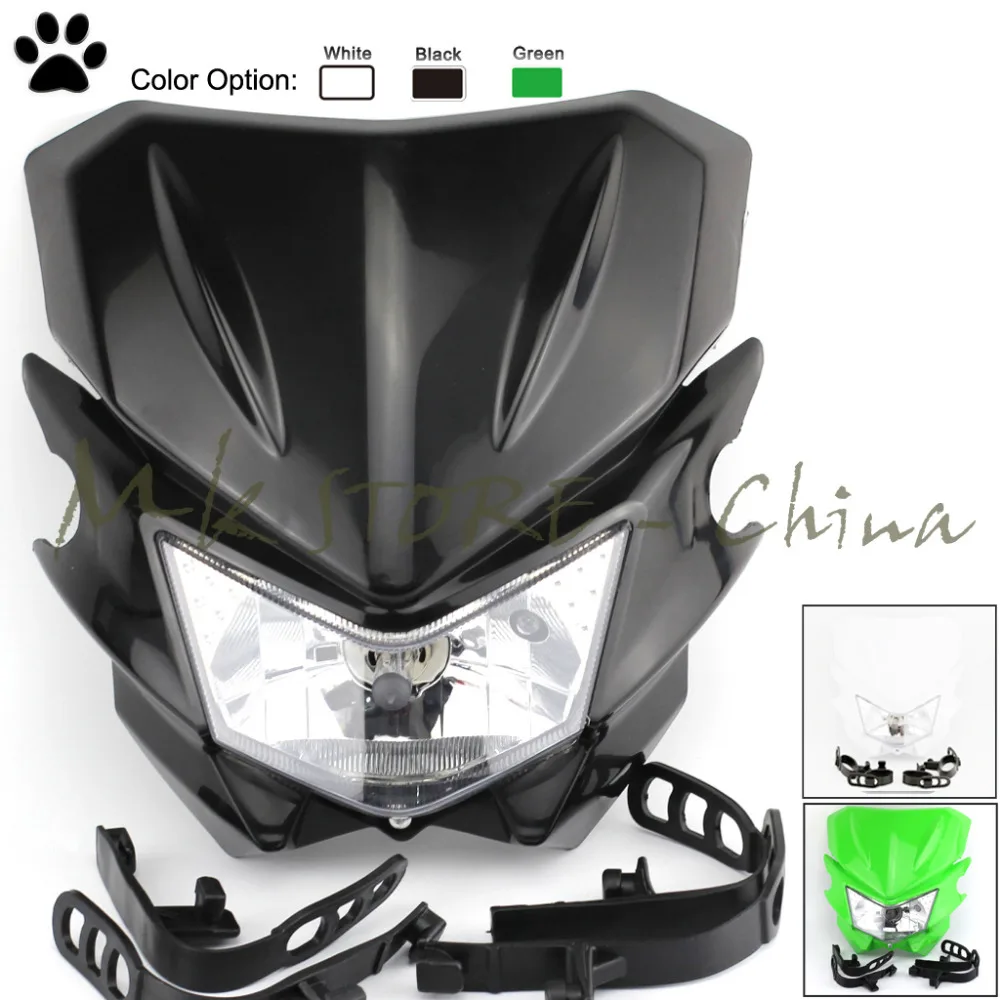 Мотоциклетная универсальная фара подходит для IRBIS TTR250 KLX150 250 KAYO T4 T6 Pit Pro Dirt Bike