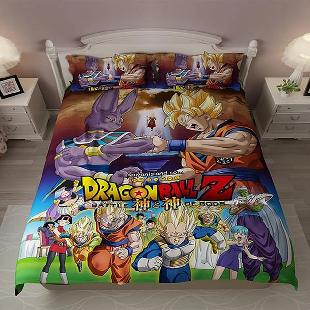 Прямая доставка 3D Dragon Ball Z Постельное белье принт постельное белье с наволочкой кровать набор домашнего текстиля 2/3 шт