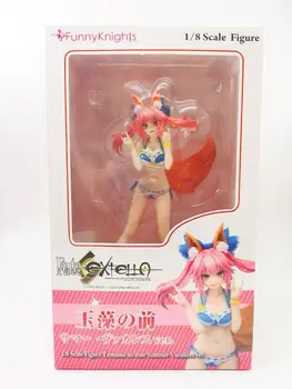 

24cm Anime Fate Extella Action Figure Tamamo No Mae Summer Vacances Ver 1/8 Scale Stay Night Dropshipping Doll Brinquedos