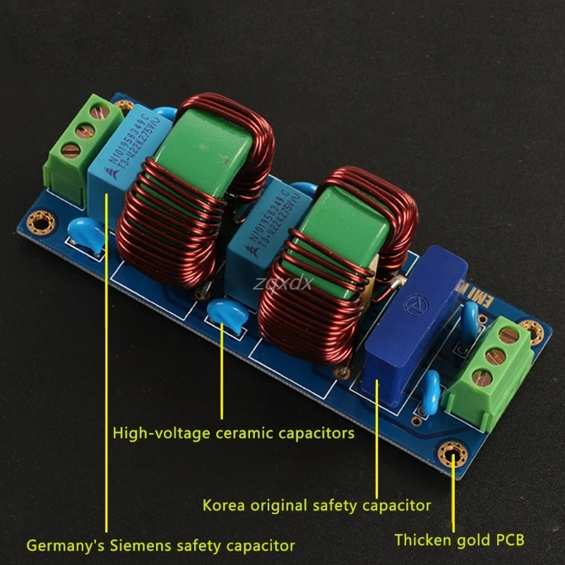 3900 Вт EMI 18A высокочастотная плата фильтра питания DIY наборы для усилителя динамика и Прямая поставка