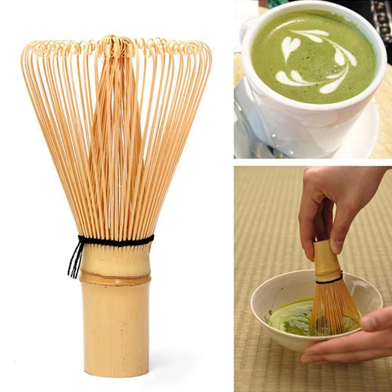 

fashion Bamboo Chasen Japanese Powder Whisk Green Tea Preparing Matcha Brush Bamboo Chasen