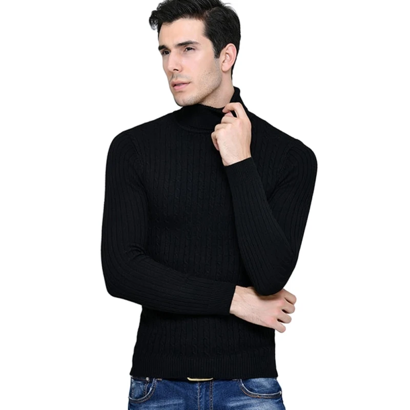 Новая горячая Распродажа Для мужчин свитер для 2017 пуловер мужской бренд Повседневное Изящная верхняя одежда Для мужчин одноцветное
