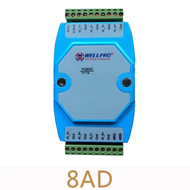 Модуль сбора данных 8AD 4 20MA/0 20MA 8 Road аналоговый вход изоляция модуль MODBUS связи