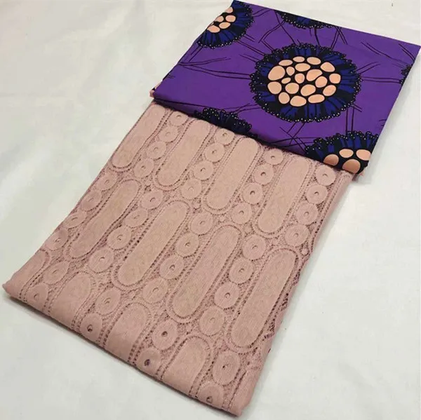 

3+2.5yards cotton java wax prints fabric swiss voile lace in switzerland african lace fabric dubai lace african fabric LJ-Z34