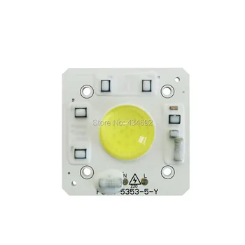 

50W COB Led Beads White 6000-6300K 220V Input High Power Led Emitter Light For DIY Spotlight Projection Lamp
