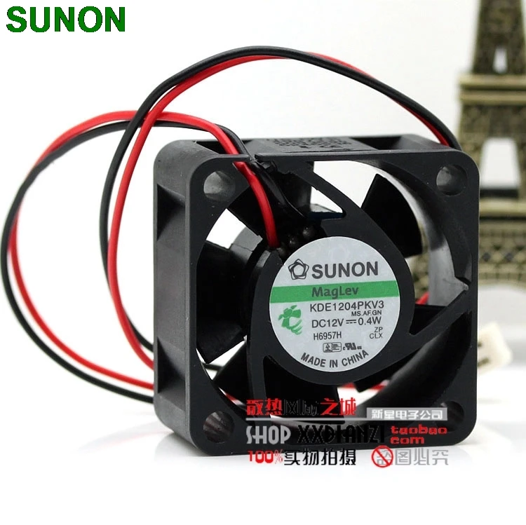 SUNON KDE1204PKV3 4020 12V 0.4W ultra quiet fan switchin Fans