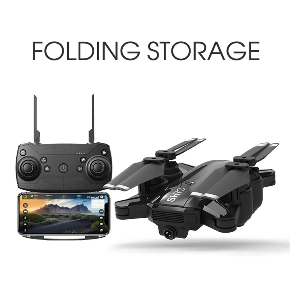 

H1W RC Drone Quadcopter 1080P 2.4G Wifi FPV Aircraft Plane Optical Positioning Headless One Key Return Foldable VR Live Flight