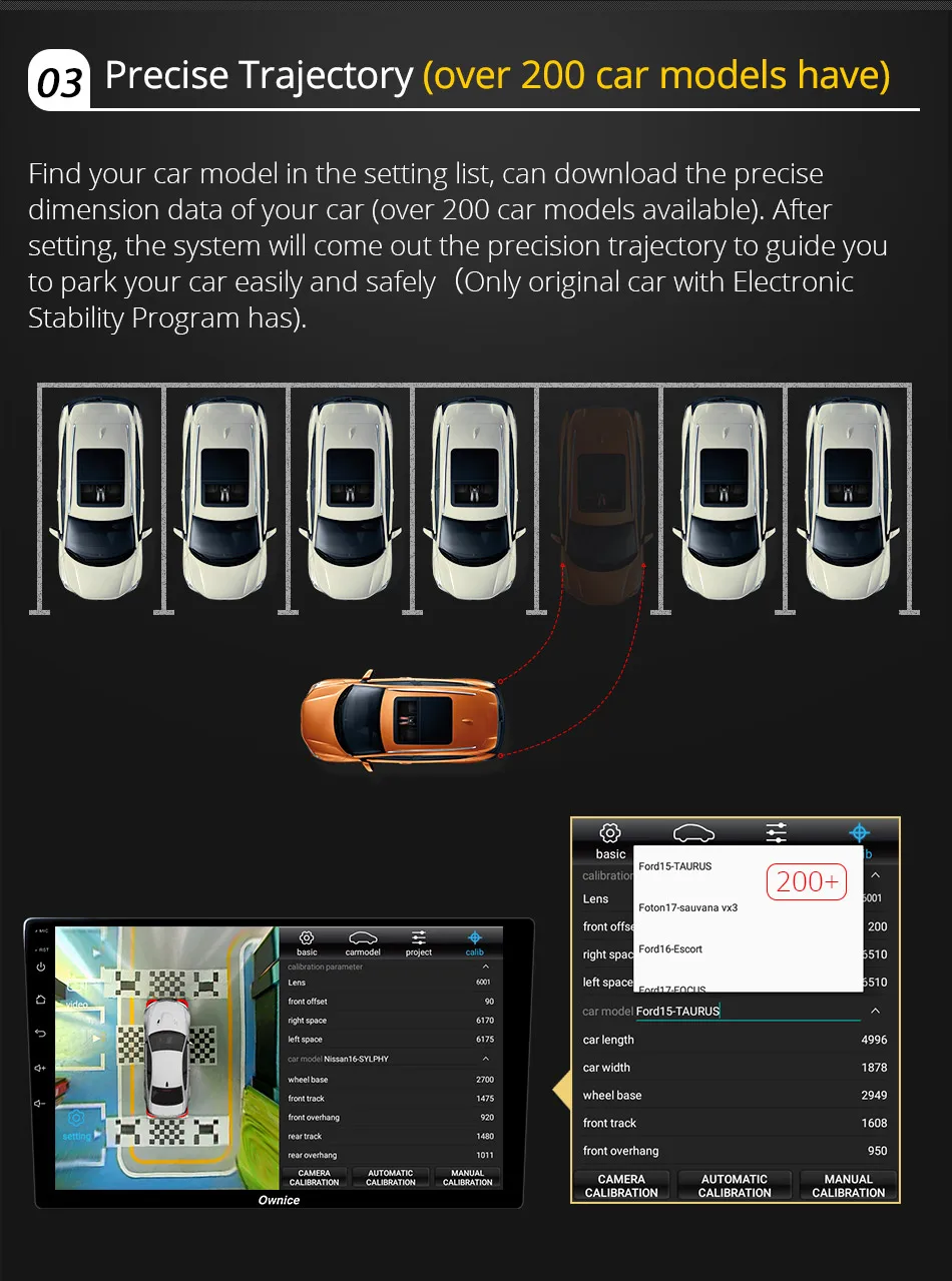 Ownice K5 Android 7,1 360 панорамная система обзора Универсальная автомобильная радио gps Навигация DVD с 4 HD Задняя резервная фронтальная боковая камера