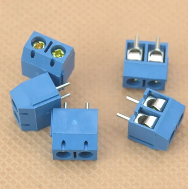 2P Screw Blue Terminal Block Connector 5MMin Terminal Blocks from Home
