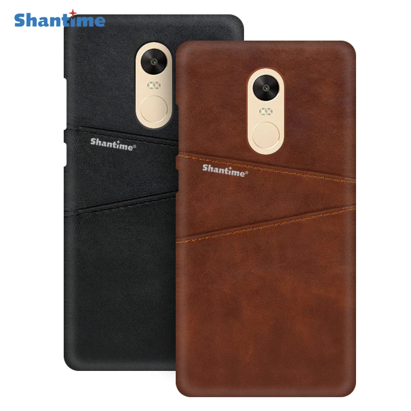 

PU Leather Back Cover For Xiaomi Redmi Note 4 Case For Xiaomi Redmi Note 4X Phone Case For Xiaomi Redmi Pro Card Slot Case