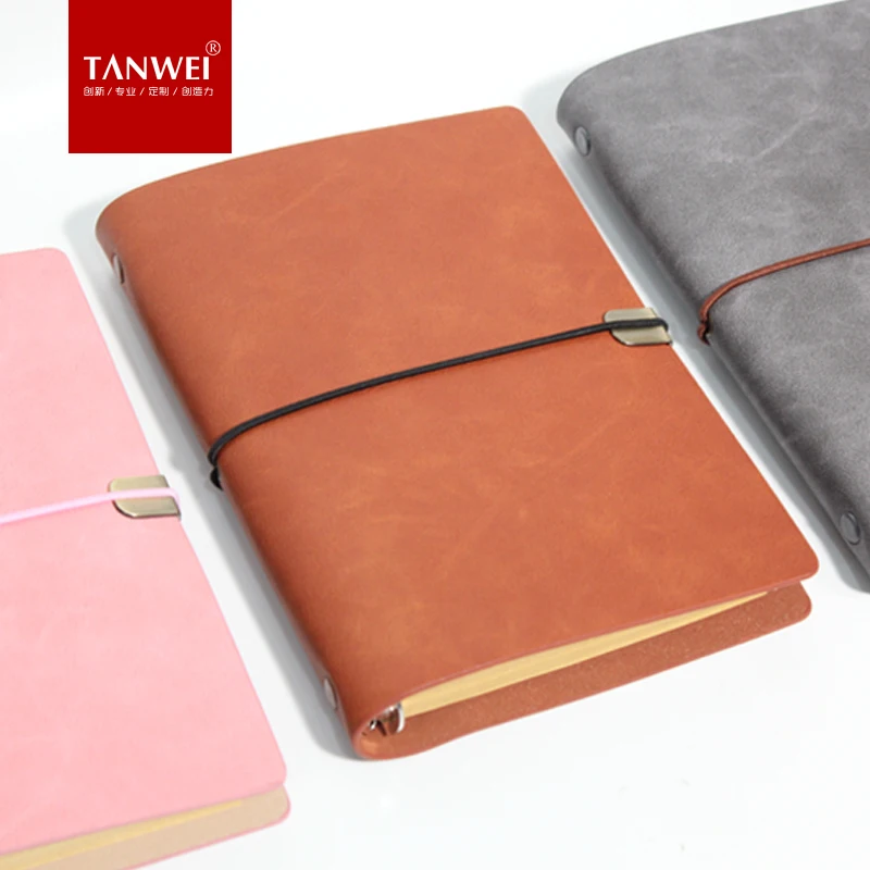 

TANWEI Retro A6 Travel Notebook Portable Hand Books Leather Loose-leaf 1PCS