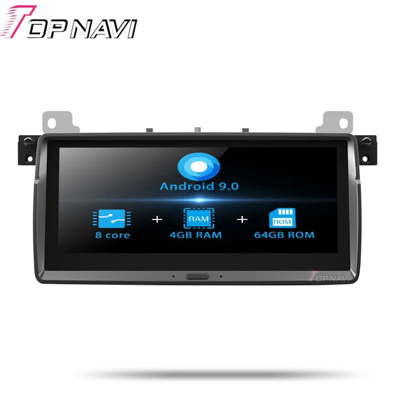 Topnavi Android 9,0 автомобильные ПК плеер радио для BMW E46/M3(1998 1999 2000 2001 2002 2003 2004 2005) стерео gps навигации без DVD