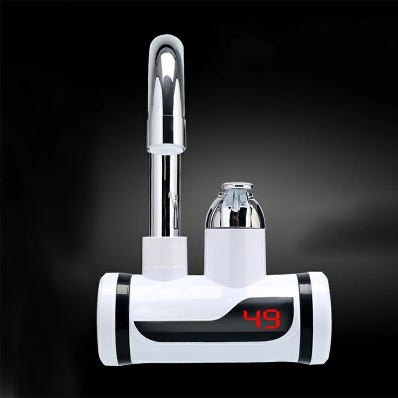 

3000W Kitchen Instant Water Heater Faucet Electric Tankless Water Heater Instantaneous Boiler For Kitchen Cold Hot Dual-Use