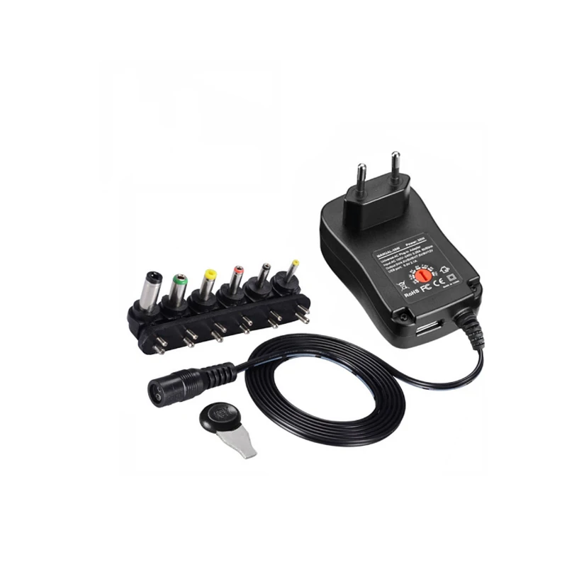 

3V 4.5V 5V 6V 7.5V 9V 12V 2A 2.5A AC DC Adaptor Adjustable Power Adapter Universal Charger Supply For Led light Strip Lamp 30W