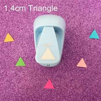

Free Shipping 1.4cm Equilateral Triangle shape save power paper/eva craft punch Scrapbook school Handmade hole punches puncher