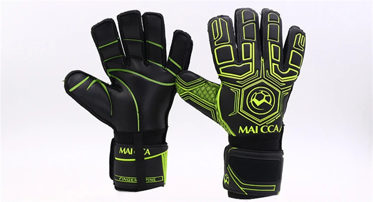 Новые профессиональные мужские толстые латексные перчатки для мальчиков, футбольные вратарские перчатки для вратаря, футбольные перчатки для защиты пальцев, Вратарские футбольные перчатки