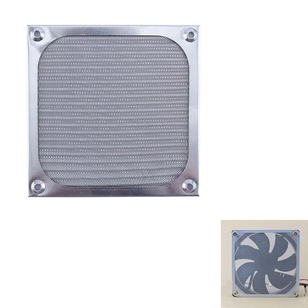 Металлический пылезащитный сетчатый Пылезащитный фильтр 12 см для ПК чехол для компьютера Вентилятор охлаждения