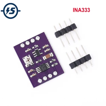

INA333 Three-Operational-Amplifier Human Micro Signal Multifunctional Three Op Amp Precision Instrumentation Amplifier Module