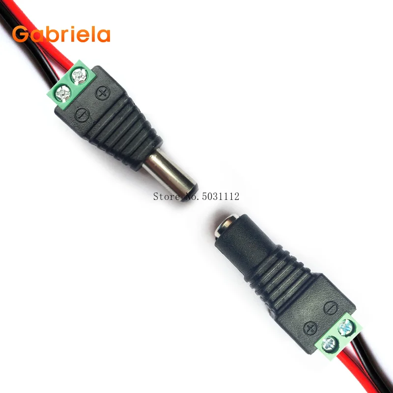 10 dual 12 V мужской + женский 2 1X5 5 мм DC разъем для преобразования питания подходит