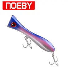 NOEBY рыболовные приманки Поппер Топ воды 205мм 130г vmc крюк искусственные иска пункт pesca Leurre дур де пеш Nonep Wobber Жесткий приманки