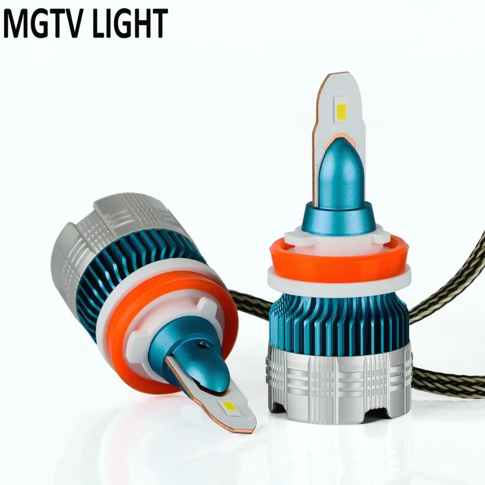 Лучший Мини H4 H7 светодио дный фар автомобиля комплект 60 W Set H1 H11 9005 HB3 9006 HB4 H8 6000 К лампы автомобильные аксессуары 6500 К противотуманных фар