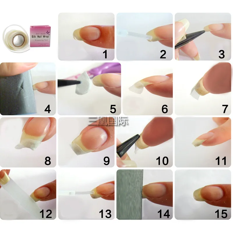 Nail Fibergl Silk Wrap Polish Gel Extension Guide Nail Fibergl Silk Wrap Polish Gel Extension Guide Form False Nails Tools In From Beauty Health On Aliexpress Alibaba Group