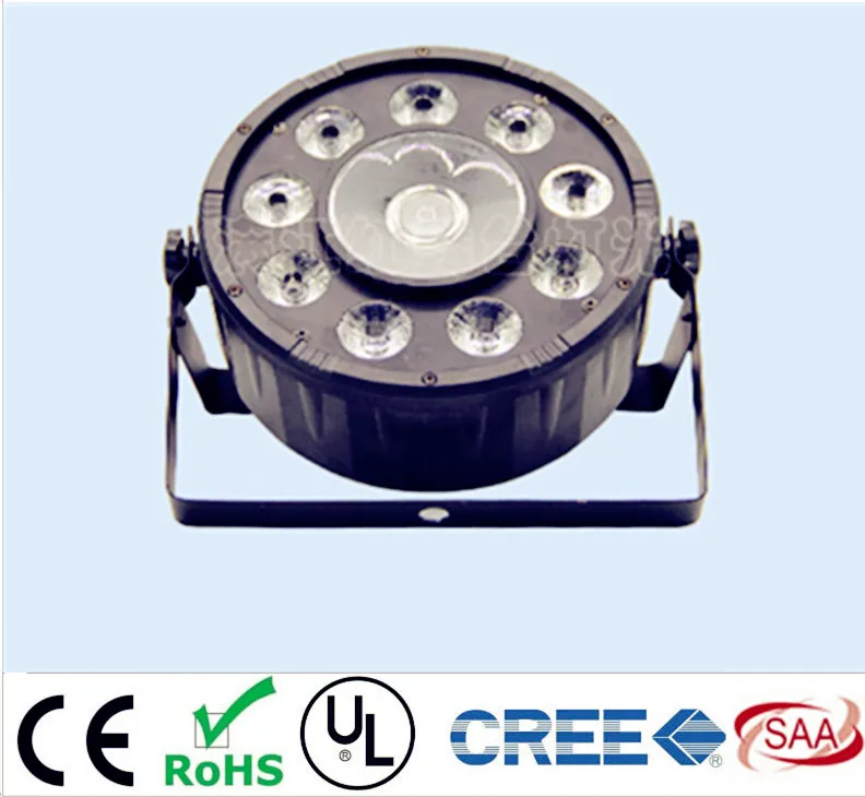 led flat par 9x10w
