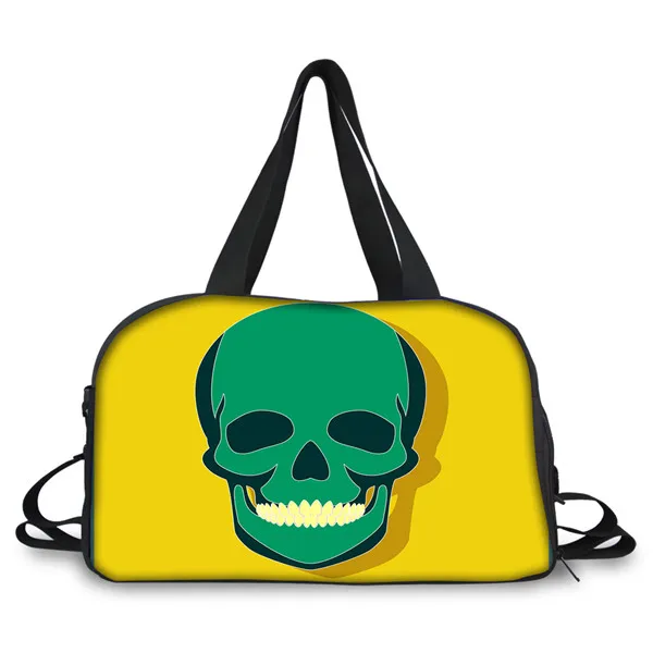 Thikin Skull большая сумка для путешествий, крутая сумка для девочек, сумка для хранения, сумки для женщин, леди, большие деловые Чехлы для дома, ассорти багажа - Цвет: CDZHL163T