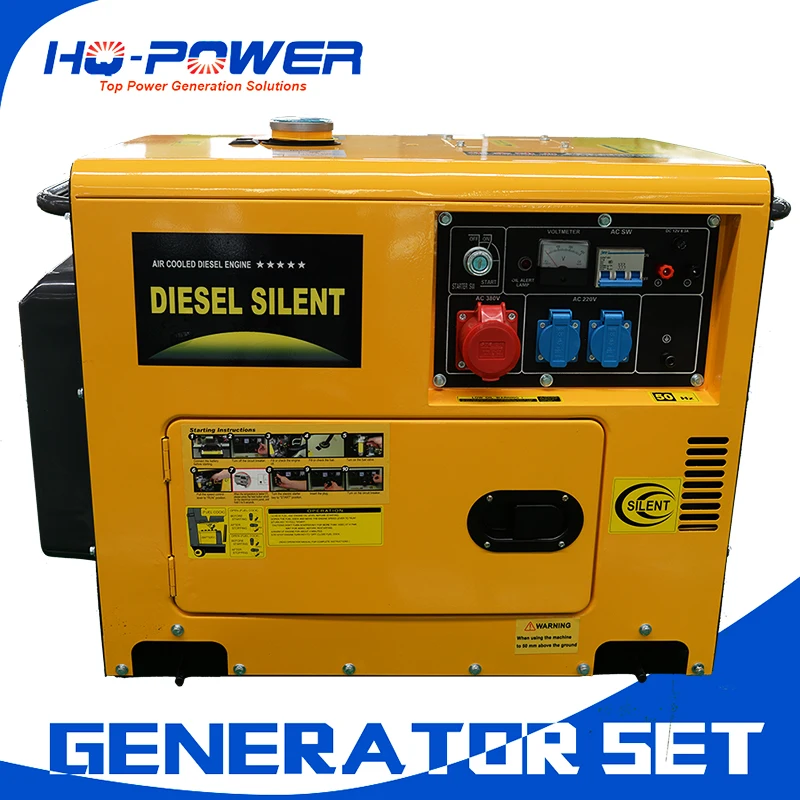 5000watt silent diesel generation price 5kw indoor power generatorsin