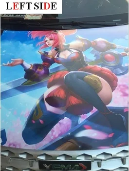 

LEFT SIDE Car Stickers DIY HD Inkjet Head Sticker Car Styling Covers Customize Decal Racing Camouflage Vinyl Film Sticker Paint