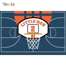 Yeele Баскетбол для маленьких мальчиков 2-й день рождения фотографии фоны индивидуальные фотографические фоны для фотостудии