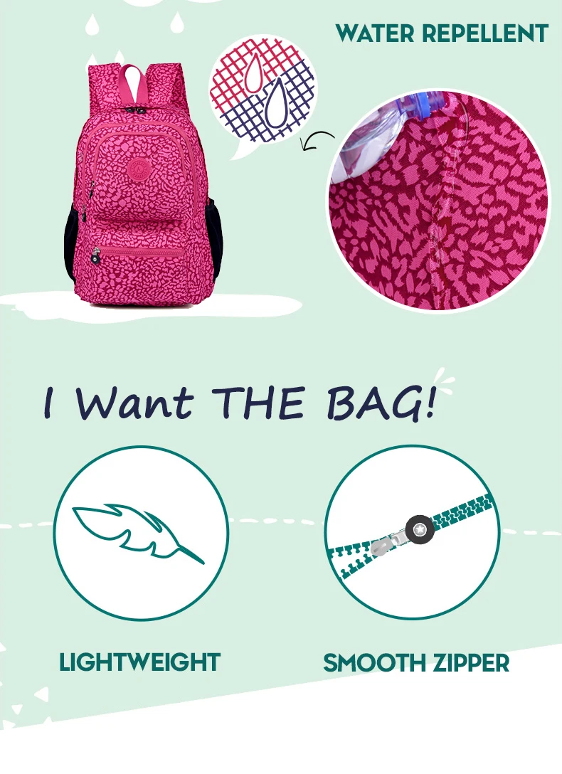ACEPERCH повседневный рюкзак для ноутбука женские дорожные сумки многофункциональный рюкзак водонепроницаемый нейлоновый школьный рюкзак для подростков