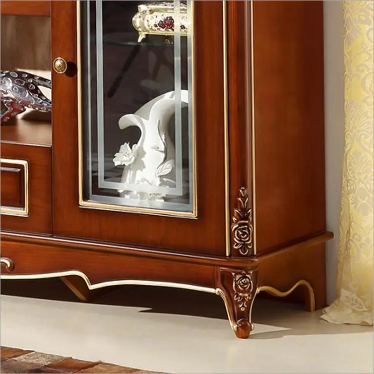 Антикварный Деревянный Европейский шкаф шкафчика для гостиной на продажу p10233