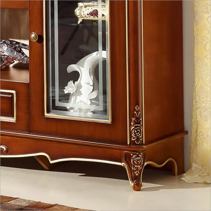 antique wooden European Living Room Locker Cabinet for Sale p10233