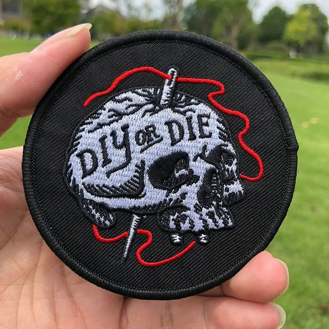 Diy Riverdale Jurassic Park Iron On Patches Embroidered Stripe On Clothes Punk Style Stickers Diy Appliques Garment Accessories Patches Aliexpress