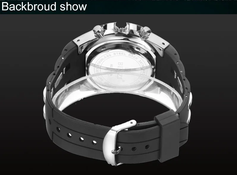 BINZI, роскошные Брендовые спортивные наручные часы, мужские военные водонепроницаемые цифровые часы, силиконовый светодиодный, электронные мужские наручные часы