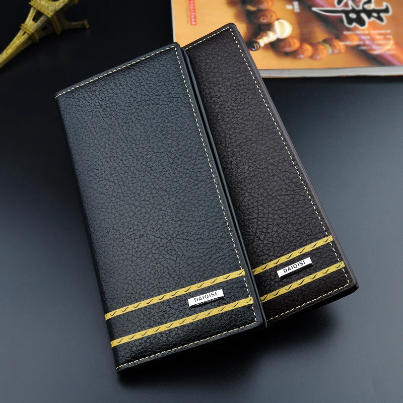 Многофункциональный мужской кошелек Marca hombres del designer larga Monederos dinero masculino Pochette