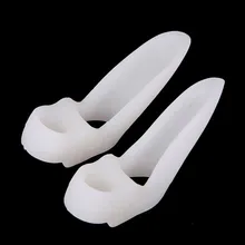 2 шт силиконовый Гель для пальцев ног два отверстия для пальцев ног разделитель для большого пальца на каждый день протектор