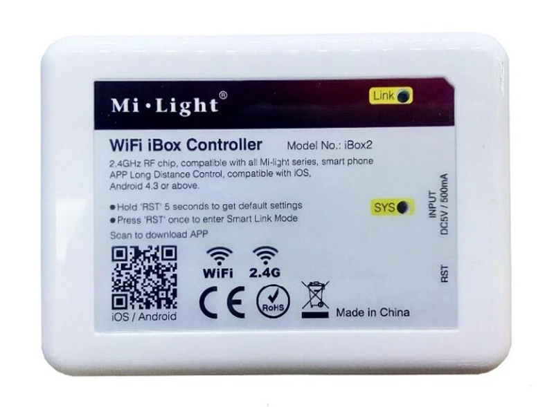 Wonlukiy 2 4 г Wi Fi контроллер Ibox2 Mi. Пульт дистанционного управления освещением