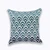 Home Decor Embroidered Cushion Cover Navy/White Pillowcase Canvas Cotton Square Embroidery Pillow Cover 45x45cm 15